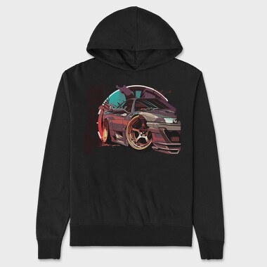 Custom Cars Luxe Wheels Tire Thread, Unisex Men's Hoodie