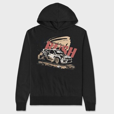 Rally Race Car, Unisex Men's Hoodie