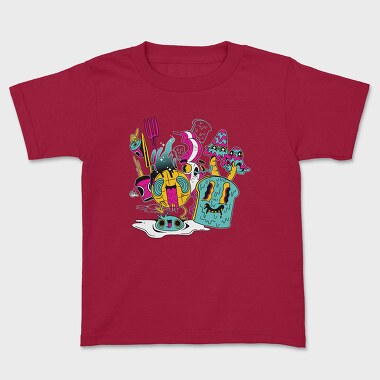 Psychedelic Breakfast, Kids' T-Shirt