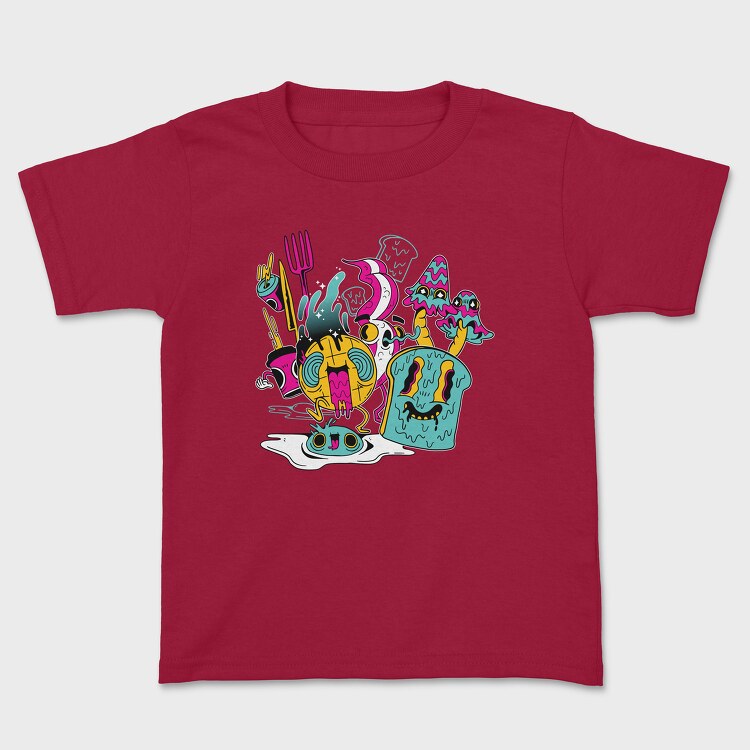 Psychedelic Breakfast, Kids' T-Shirt