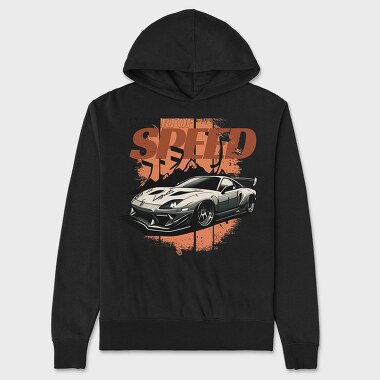 Luxury Sports Car the of Speed, Unisex Men's Hoodie
