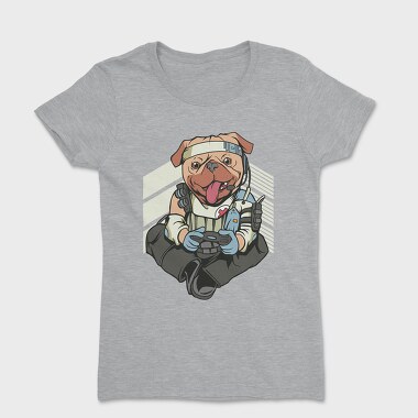 Gamer Pug, Women's T-Shirt