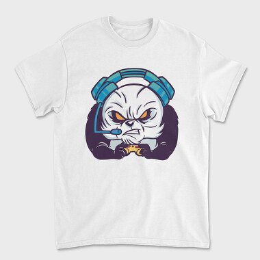 Panda Gamer, Unisex Men's T-Shirt