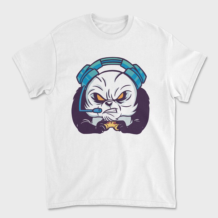 Panda Gamer, Unisex Men's T-Shirt