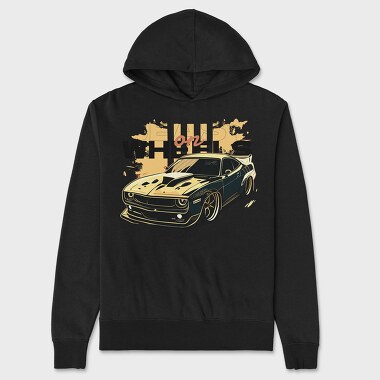 Muscle Car Vintage, Унисекс Мъжко Суичър