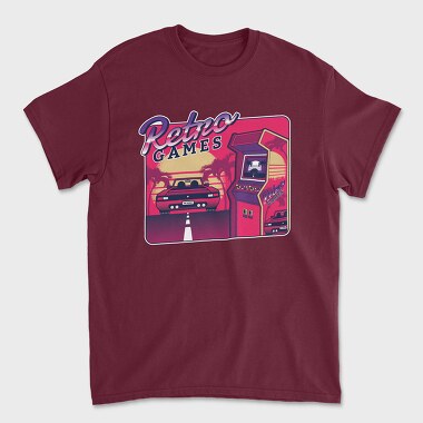 Retro Games, Unisex Men's T-Shirt