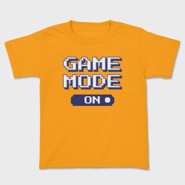 Game Mode On, Kids' T-Shirt