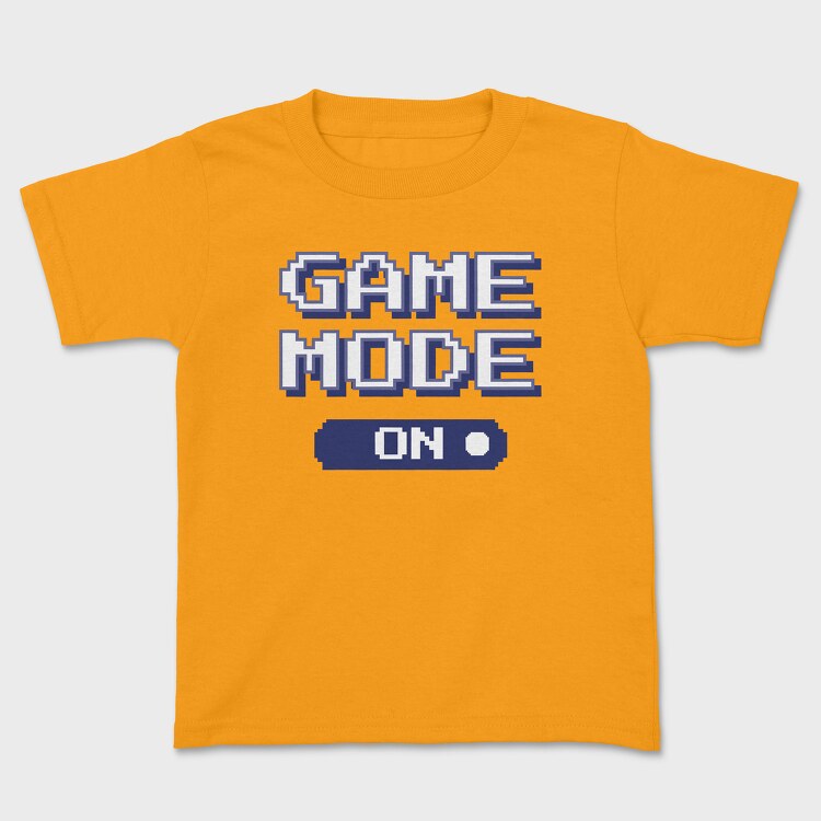 Game Mode On, Kids' T-Shirt