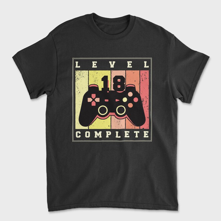 Level Complete, Unisex Men's T-Shirt