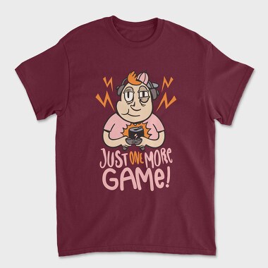 One More Game, Unisex Men's T-Shirt