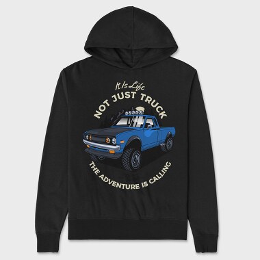 The Adventure Is Calling Offroad Car, Unisex Men's Hoodie