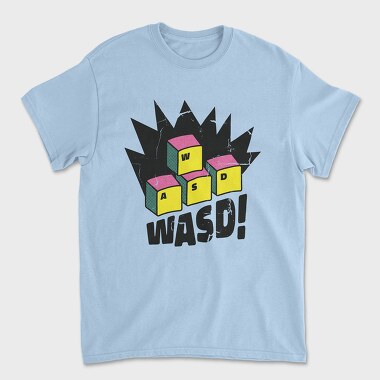 Wasd, Unisex Men's T-Shirt