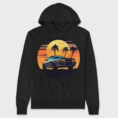 Skyline Night, Unisex Men's Hoodie