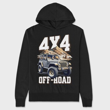 4X4 Offroad, Unisex Men's Hoodie