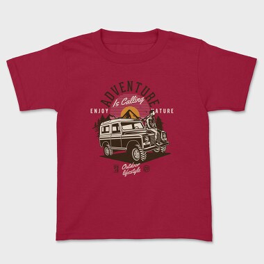 Adenture Offroad Enjoy Nature, Kids' T-Shirt