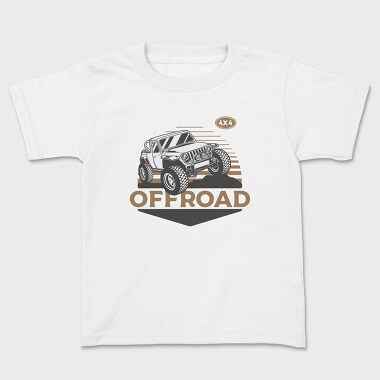 Kids' T-Shirt, Off Road Jeep 0