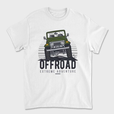 Offroad Extreme Adventure Jeep, Unisex Men's T-Shirt