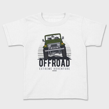 Offroad Extreme Adventure Jeep, Kids' T-Shirt