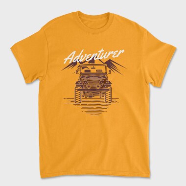 Offroad Old Jeep Cabrio, Unisex Men's T-Shirt