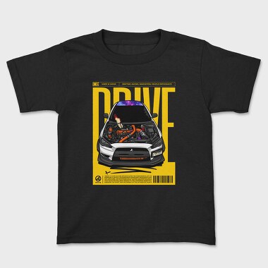 Evo Drive Flame, Kids' T-Shirt