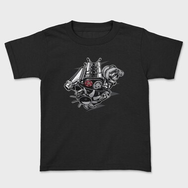 Motor Detail, Kids' T-Shirt