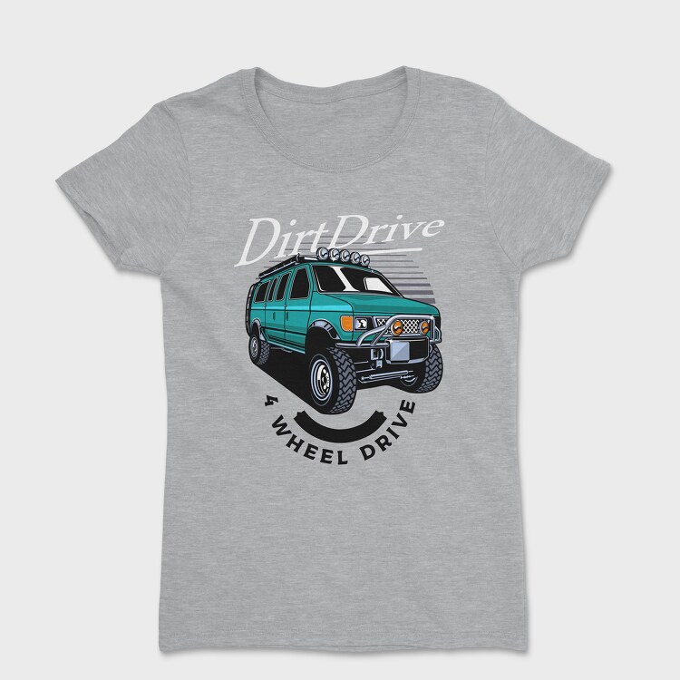 4 Wheel Drive Car, Women's T-Shirt