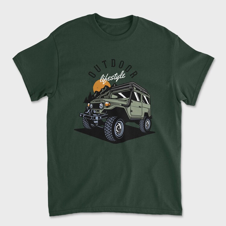 Outdoor Adventure Jeep Offroad, Unisex Men's T-Shirt