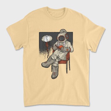 Reading Diver, Unisex Men's T-Shirt