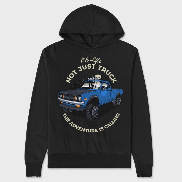 The Adventure Is Calling Offroad Car, Унисекс Мъжко Суичър