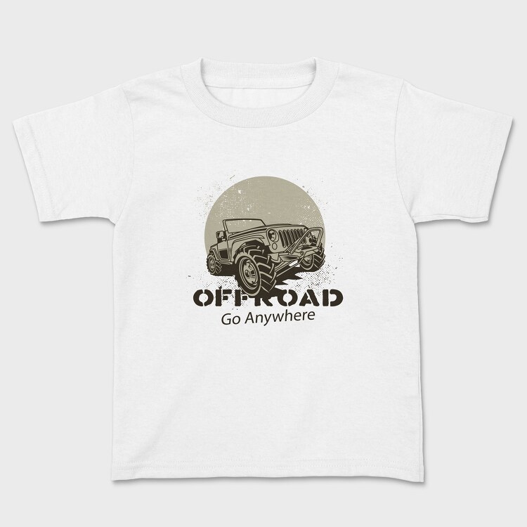 Offroad Go Anywhere Jeep, Детска Тениска