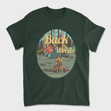 Camp Fire, Unisex Men's T-Shirt