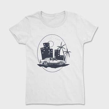 City Night Drive, Women's T-Shirt