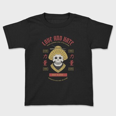Geisha Skull, Kids' T-Shirt