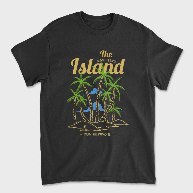 Island, Унисекс Мъжка Тениска