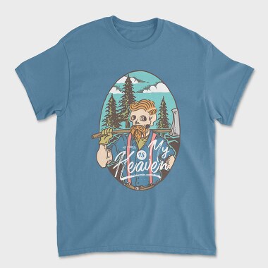 Lumberjack Heaven, Unisex Men's T-Shirt