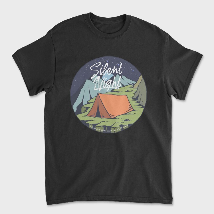 Night Camp, Unisex Men's T-Shirt