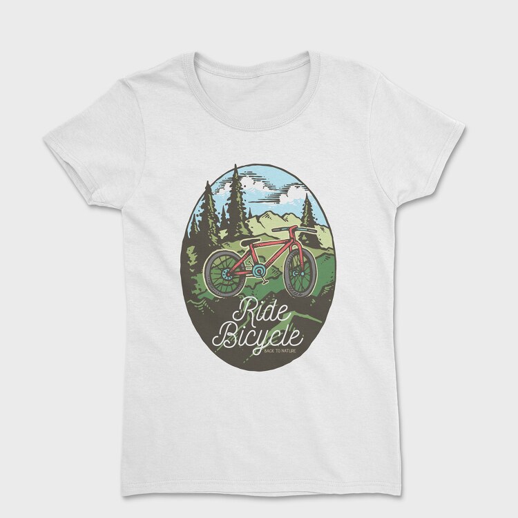 Ride Bicycle, Women's T-Shirt