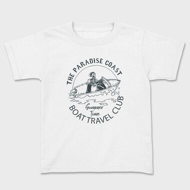 Speed Boat, Kids' T-Shirt