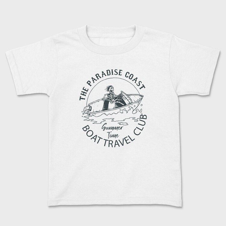 Speed Boat, Kids' T-Shirt