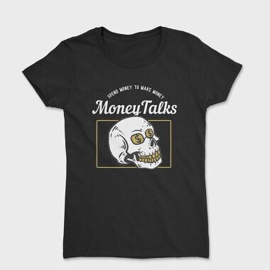 Dollar Skull, Women's T-Shirt