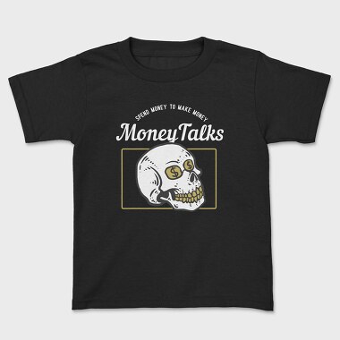 Dollar Skull, Kids' T-Shirt