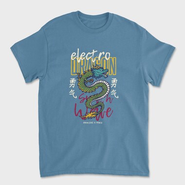 Electro Dragon Tattoo, Unisex Men's T-Shirt