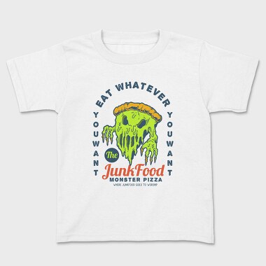Enjoy The Food, Kids' T-Shirt