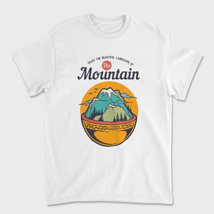 Mountain Bowl, Унисекс Мъжка Тениска