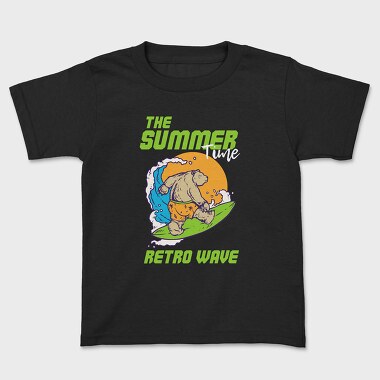 Surf Bear, Kids' T-Shirt