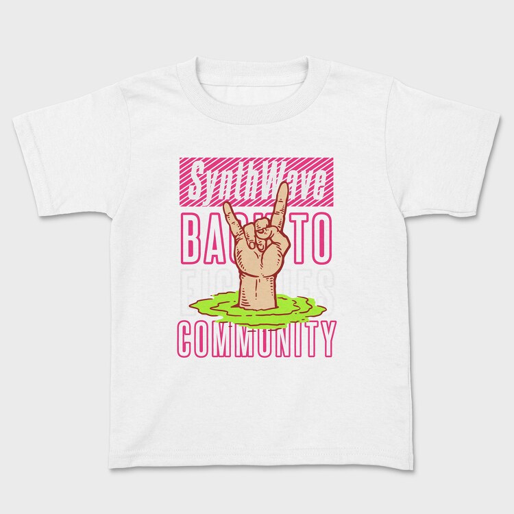 Synthwave, Kids' T-Shirt
