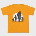 Girl And Animals, Kids' T-Shirt
