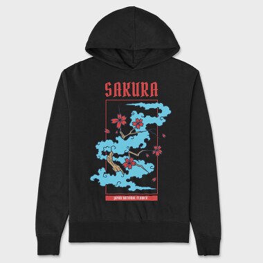 Sakura, Unisex Men's Hoodie