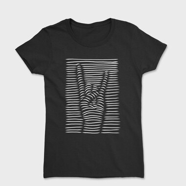 Rock Sign3 D, Women's T-Shirt