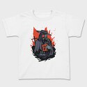 Samurai PlayGuitar, Women's T-Shirt